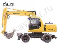 Запчасти для колесного экскаватора Komatsu PW170ES