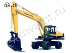 Запчасти для колесного экскаватора Komatsu PW210