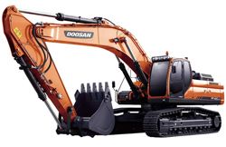 Запчасти для гусеничного экскаватора Doosan DX420LCA