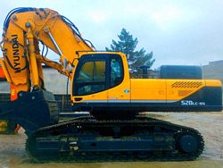 Запчасти для гусеничного экскаватора Hyundai R 520LC-9S FS