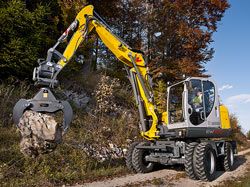 Ремонт колесного экскаватора Wacker Neuson EW100