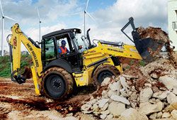 Ремонт экскаватора-погрузчика New Holland B110B