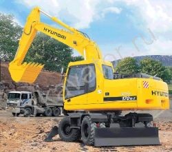 Запчасти для колесного экскаватора Hyundai R170W-7