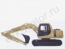 Запчасти для гусеничного экскаватора Komatsu PC130-6 Mighty