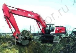 Запчасти для гусеничного экскаватора O&K RH 25