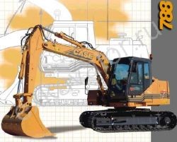 Каталог запчастей для гусеничного экскаватора Case 788 CK Plus