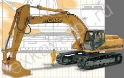 Ремонт гусеничного экскаватора Case 9033