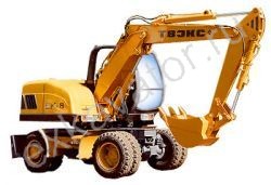 Ремонт колесного экскаватора Твэкс ЕК-8-20