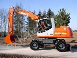 Ремонт колесного экскаватора Atlas-Terex 1605 M