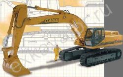 Ремонт гусеничного экскаватора Case 9046 Demolition