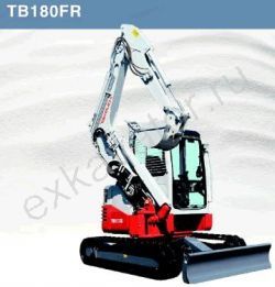 Каталог запчастей для гусеничного экскаватора Takeuchi TB180FR