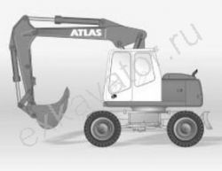 Запчасти для колесного экскаватора Atlas-Terex TW 160 SR