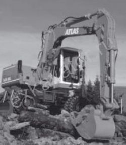 Ремонт колесного экскаватора Atlas-Terex TW 180 SR