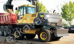 Запчасти для колесного экскаватора Volvo EW180C