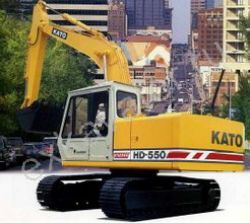 Ремонт гусеничного экскаватора KATO HD 550