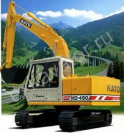 Ремонт гусеничного экскаватора KATO HD 450