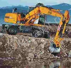 Ремонт колесного экскаватора Liebherr A 314 Litronic