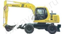Запчасти для колесного экскаватора Komatsu PW130-7