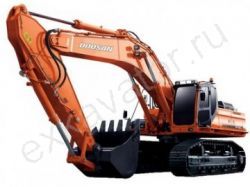 Ремонт гусеничного экскаватора Doosan DX480LC