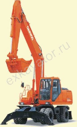 Ремонт колесного экскаватора Daewoo SOLAR 200W-V
