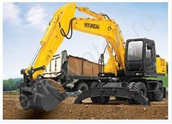 Каталог запчастей для колесного экскаватора Hyundai R200W-7A