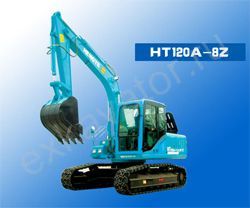 Ремонт гусеничного экскаватора Hengte HT120A-8Z