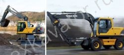 Ремонт колесного экскаватора Volvo EW160B