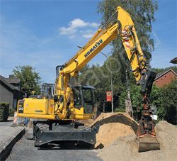 Запчасти для колесного экскаватора Komatsu PW200-7