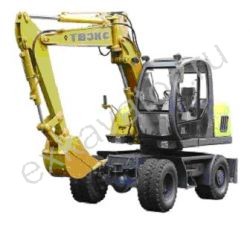 Ремонт колесного экскаватора Твэкс ЕК-8