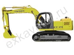 Запчасти для гусеничного экскаватора Твэкс ЕТ-14