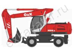 Ремонт колесного экскаватора O&K MH 6,6
