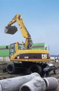 Запчасти для колесного экскаватора Caterpillar M318