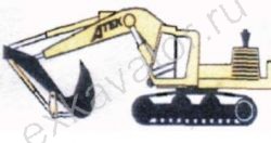 Каталог запчастей для гусеничного экскаватора Атек 781