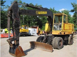 Запчасти для колесного экскаватора Akerman H7MB