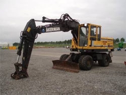 Запчасти для колесного экскаватора Akerman H7MC