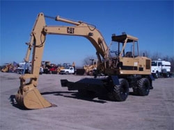 Запчасти для колесного экскаватора Caterpillar 206