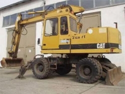 Запчасти для колесного экскаватора Caterpillar 212B FT