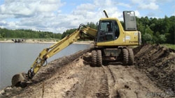 Запчасти для колесного экскаватора Komatsu PW130