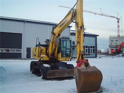 Запчасти для колесного экскаватора Komatsu PW160ES-7