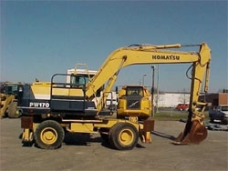 Запчасти для колесного экскаватора Komatsu PW170