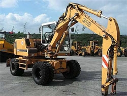 Ремонт колесного экскаватора Liebherr A 310