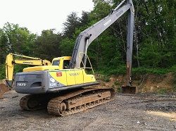 Ремонт гусеничного экскаватора Volvo EC240LRC