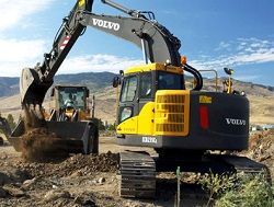 Ремонт гусеничного экскаватора Volvo ECR235CL