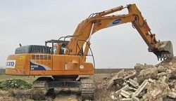 Ремонт гусеничного экскаватора Samsung SE 350