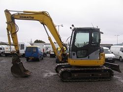 Запчасти для гусеничного экскаватора Komatsu PC78MR-6