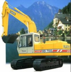 Ремонт гусеничного экскаватора KATO HD 700