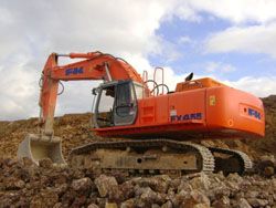 Запчасти для гусеничного экскаватора Fiat Kobelco EX 455