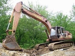 Ремонт гусеничного экскаватора Case 9040
