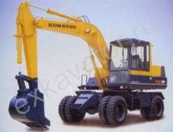 Запчасти для колесного экскаватора Komatsu PW100-3