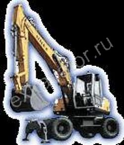 Ремонт колесного экскаватора UNEX DH 12.1 M